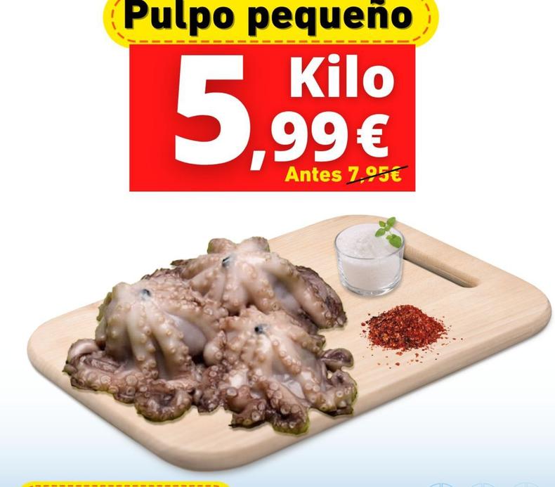 Oferta de Pulpo por 5,99€ en Supermercados Tu Alteza