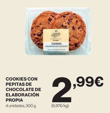 Oferta de Cookies por 2,99€ en El Corte Inglés