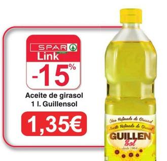 Oferta de Aceite de girasol por 1,35€ en Spar La Palma