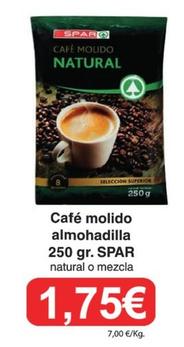 Oferta de Café molido por 1,75€ en Spar La Palma