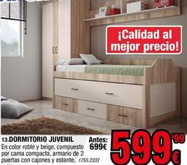 Oferta de Dormitorio juvenil por 599,99€ en Rapimueble
