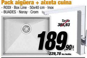 Oferta de Accesorios cocina por 189,9€ en Ferrolan