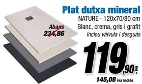 Oferta de Plato de ducha por 119,9€ en Ferrolan