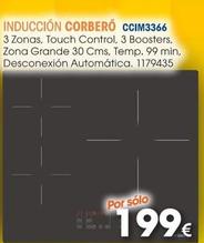 Oferta de Placa de inducción por 199€ en Master Cadena