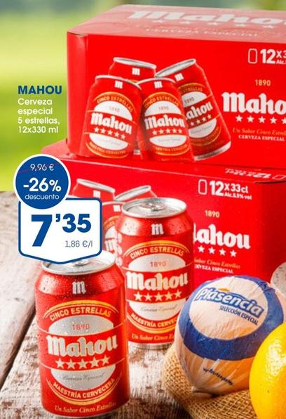 Oferta de Cerveza por 7,35€ en Supermercados Plaza