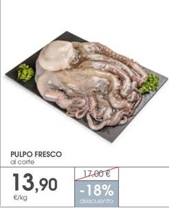 Oferta de Pulpo Fresco por 13,9€ en Supermercados Plaza