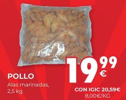 Oferta de Alas de pollo por 19,99€ en CashDiplo
