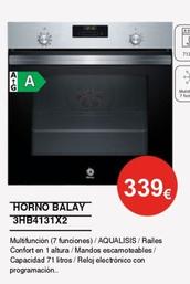 Oferta de Balay - Horno 3HB4131X2 por 339€ en Milar