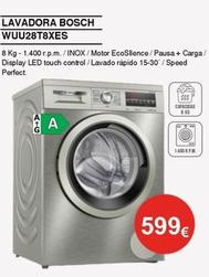 Oferta de Bosch - Lavadora WUU28T8XES  por 599€ en Milar
