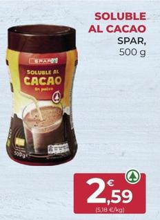 Oferta de Cacao soluble por 2,59€ en SPAR Gran Canaria