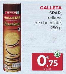 Oferta de Galletas por 0,75€ en SPAR Gran Canaria