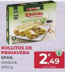 Oferta de Rollitos de primavera por 2,49€ en SPAR Gran Canaria