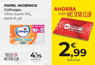 Oferta de Papel higiénico por 4,75€ en SPAR Gran Canaria