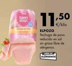 Oferta de Pechuga de pavo por 11,5€ en Supermercados Lupa