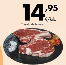 Oferta de Chuletas de ternera por 14,95€ en Supermercados Lupa