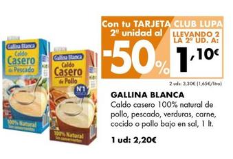 Oferta de Caldo casero por 2,2€ en Supermercados Lupa