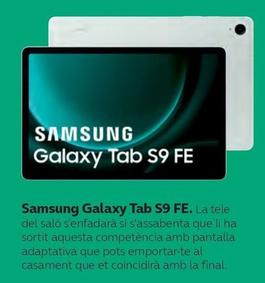 Oferta de Samsung - Galaxy Tab S9 FE en Movistar