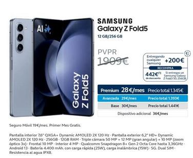 Oferta de Samsung - Galaxy Z Fold5 en Movistar
