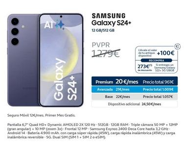 Oferta de Samsung - Galaxy S24+ en Movistar
