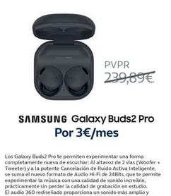Oferta de Samsung - Galaxy Buds2 Pro en Movistar
