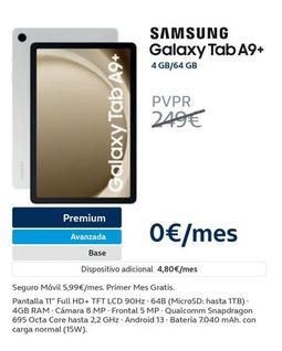 Oferta de Samsung - Galaxy Tab A9 en Movistar