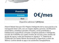 Oferta de Robot aspirador por 5,8€ en Movistar