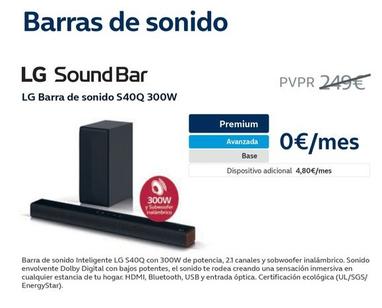 Oferta de Barra de sonido en Movistar
