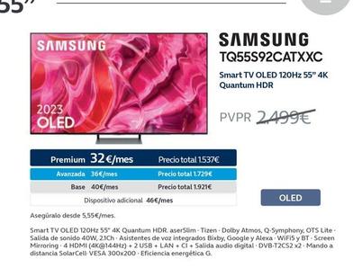 Oferta de Televisor Samsung por 2499€ en Movistar