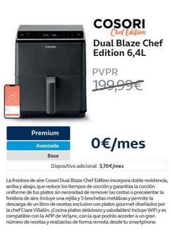 Oferta de Cosori - Dual Blaze Chef Edition en Movistar