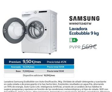 Oferta de Lavadora Samsung en Movistar