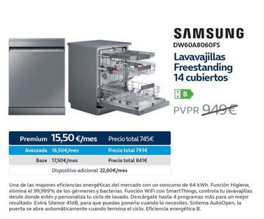 Oferta de Samsung - Lavavajillas Freestanding 14 Cubiertos  en Movistar