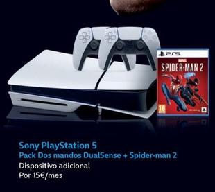 Oferta de Sony -  PlayStation 5 Pack Dos mandos DualSense + Spider-man 2  en Movistar