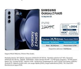 Oferta de Samsung - Galaxy Z Fold5 en Movistar