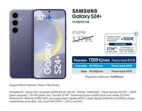 Oferta de Samsung - Galaxy S24+ 12 Gb/512 Gb en Movistar