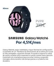 Oferta de Samsung - Galaxy Watch6 en Movistar