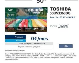 Oferta de Toshiba -50UV3363DG en Movistar