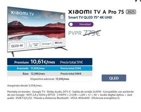 Oferta de Xiaomi - Tv A Pro 75'' en Movistar