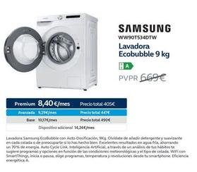 Oferta de Samsung - Lavadora Ecobubble en Movistar