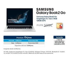 Oferta de Samsung - Galaxy Book2 Go en Movistar