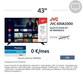 Oferta de Jvc - 43VA3300 Smart TV DLED 43" en Movistar