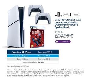 Oferta de Sony - Playstation 5 Amb Dos Comandaments Dualsense I Marvel's Spider-man 2 en Movistar