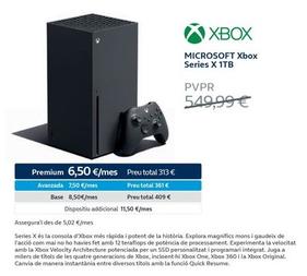 Oferta de Microsoft - Xbox Series X 1tb en Movistar