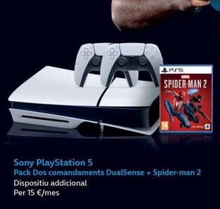 Oferta de Sony - Playstation 5 Pack Dos Comandaments Dualsense + Spider-man 2 en Movistar