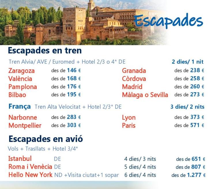 Oferta de  por 28€ en Viajes Tejedor