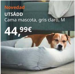 Oferta de Utsådd - Cama Para Perro, Gris Claro, M por 44,99€ en IKEA