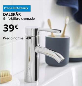 Oferta de Dalskar - Grifo & Filtro Cromado por 39€ en IKEA