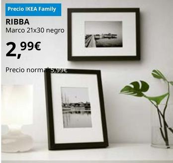 Oferta de Ribba Marco 21x 30 Negro por 2,99€ en IKEA