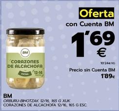 Oferta de Bm - Corazones De Alcachofa por 1,69€ en BM Supermercados