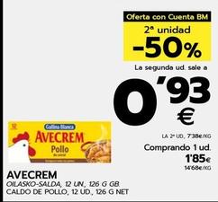 Oferta de Avecrem - Caldo De Pollo por 1,85€ en BM Supermercados