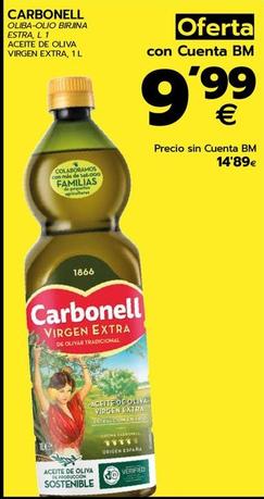 Oferta de Carbonell - Aceite De Oliva Virgen Extra por 9,99€ en BM Supermercados